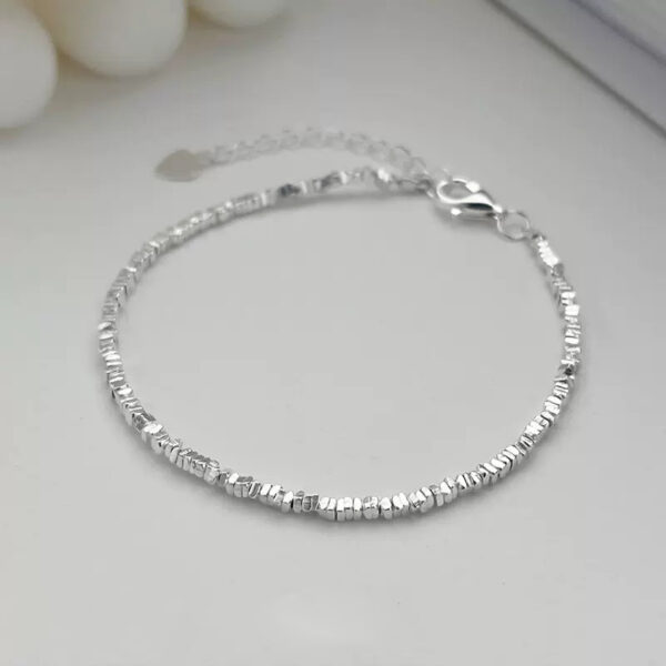 Silver Beaded Bracelets